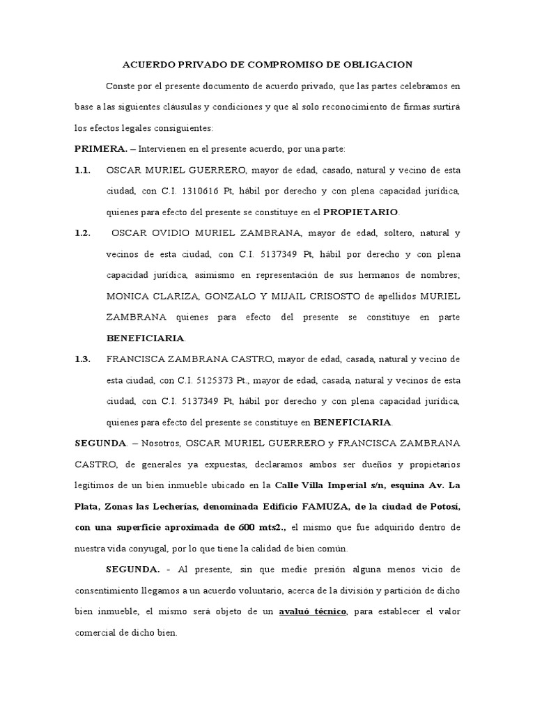 Documento de Acuerdo Conciliatorio | PDF | Justicia | Crimen y violencia