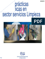 Buenas Prácticas Ergonómicas en Sector Servicios Limpieza