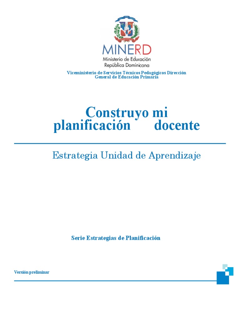 Estrategia para Planificación Docente | PDF | Plan de estudios ...