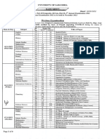 MA MSC Part Two 2022 Date Sheet - 1664540411