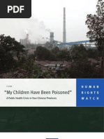 “My Children Have Been Poisoned” | China