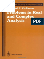 Gelbaum, Bernard R - Problems in Real and Complex Analysis-Springer (2012)