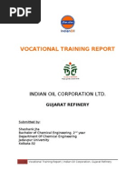 Download Vocational Training Report Indian Oil Corporation Limited Gujarat Refinery by jhashashank268 SN59853062 doc pdf