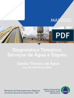 Diagnostico Tematico Gestao Tecnica de Agua Ae Snis 2022