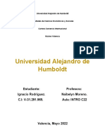 Documento de La Universidad Alejandro de Humboldt Ignacio Rodríguez