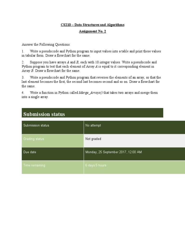 Assignment No 2 | PDF | Computers