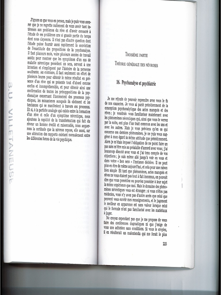 Psychanalyse Et Psychiatrie | PDF