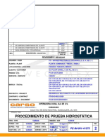 Pe-Im-001-41575 - 2 Procedimiento de Prueba Hidrostatica