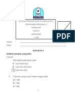 Pentaksiran Penggal 2 Maths Tahfiz 3 2022