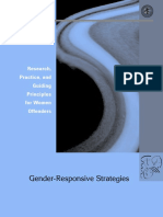 Gender-Responsive Strategies: Research, Practice, and Guiding Principles For Women Offenders