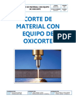 Gdse-I-002 Corte de Material Con Equipo de Oxicorte