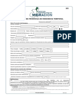 Prorroga de Residencia Temporal RTP 2 IGM 01 2022