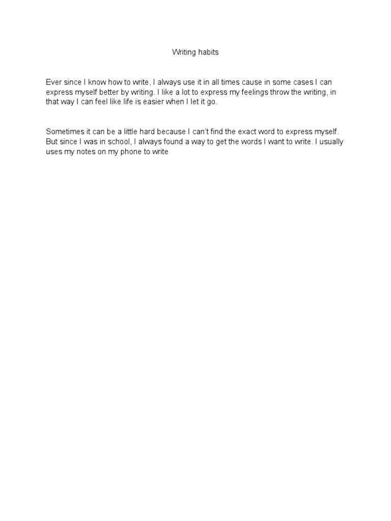 Expressing Feelings Through Writing | PDF