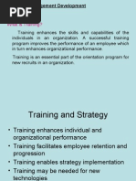 What Is Training?