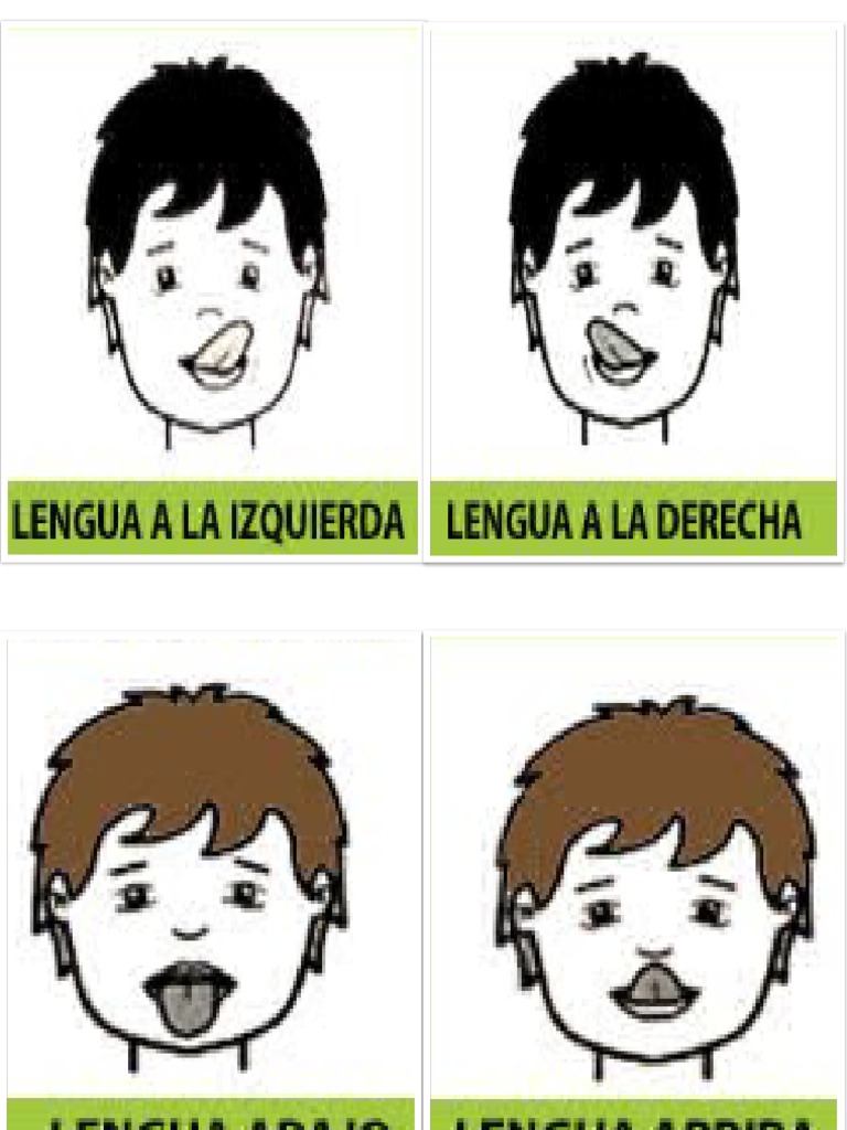 Ejercicios para Fortalecer La Lengua (Imagenes) | PDF
