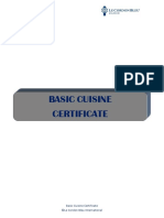 Basic Cuisine Certificate