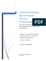 Raul Rosario Aguilera Actividad de Aprendizaje1 Módulo1 FormaciónProfesional ComponentesDeLaFormaciónBasada Competencia