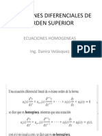 Ecuaciones Diferenciales de Orden Superior