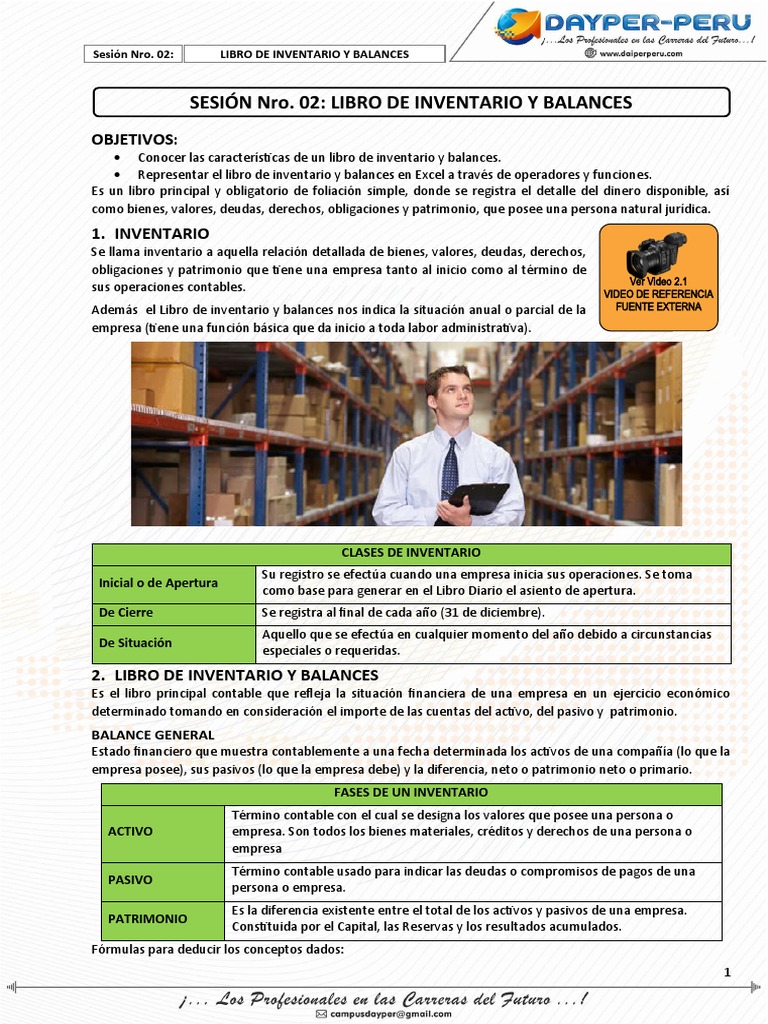 Libro de Inventarios y Balances en Excel | PDF | Contabilidad | Hoja de ...