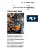 What Is A Reach Truck Toyota Forklifts