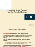 Probability, Bayes’ Theorem and the Monty Hall Problem Explained