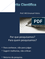 Pesquisa científica: objetivos, métodos e produção de conhecimento