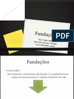 Fundações: elementos estruturais para transferência de cargas