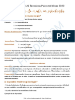Resumen Segundo Parcial Tecnicas Psicometricas 2020 pdf