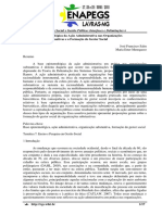 A Base Epistemológica Da Ação Administrativa Nas Organizações Substantivas (Salm e Menegasso)