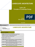 Landscape Lecture (3) - Landscape Design Principles