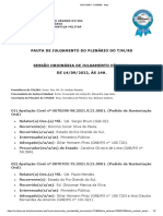 SessÃ o Ordinã¡ria de Julgamento HÃ - Brida, 14.09.2022.