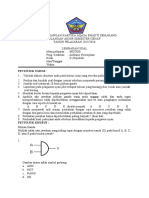 Soal Uas Gasal Mdteis X Afp 2015