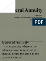 General Annuity Formulas and Examples (39
