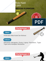 RPP Mata Kuliah Bola Kasti Dani Nurdiansyah, M.PD