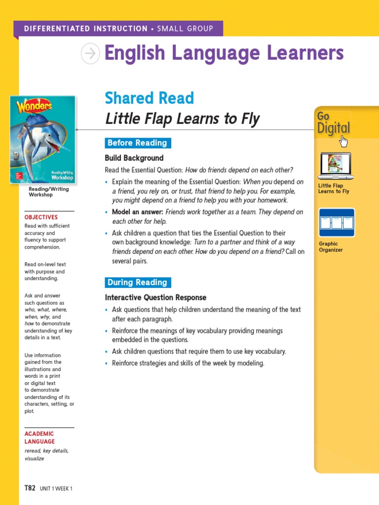 Grade 2 Unit 1 Week 1 | PDF | Vocabulary | Word