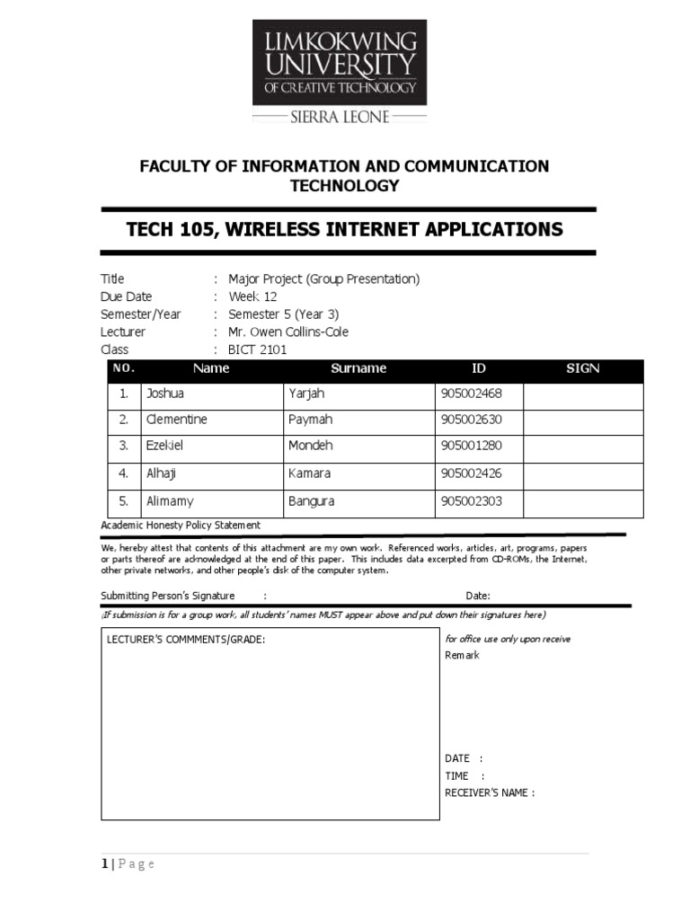 Group 7 Wireless Internet Report | PDF | Html | Internet