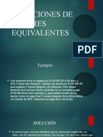 Ecuaciones de Valores Equivalentes