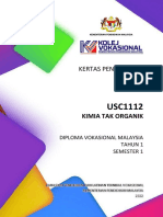 Nota Usc1112 Kimia Tak Organik
