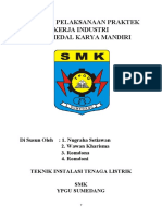 Laporan Pelaksanaan Praktek Kerja Industri