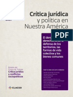 El Derecho y Los Derechos Ante La Defensa de Los Territorios