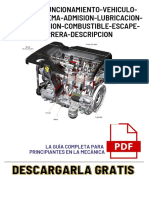Manual Funcionamiento Vehiculo Motor Sistema Admision Lubricacion Refrigeracion Combustible Escape Carrera Descripcion PDF