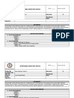 Position and Competency Profile - Special Education Teacher