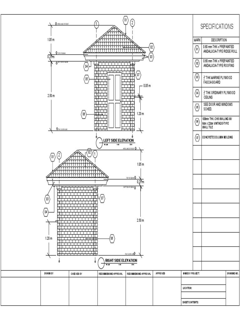 Guard House1-Model3 | PDF | Architectural Design | Architecture