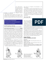 Neuromusculoskeletal Examination and Ass