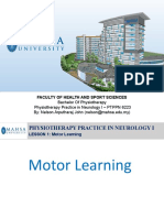 Motor Learning