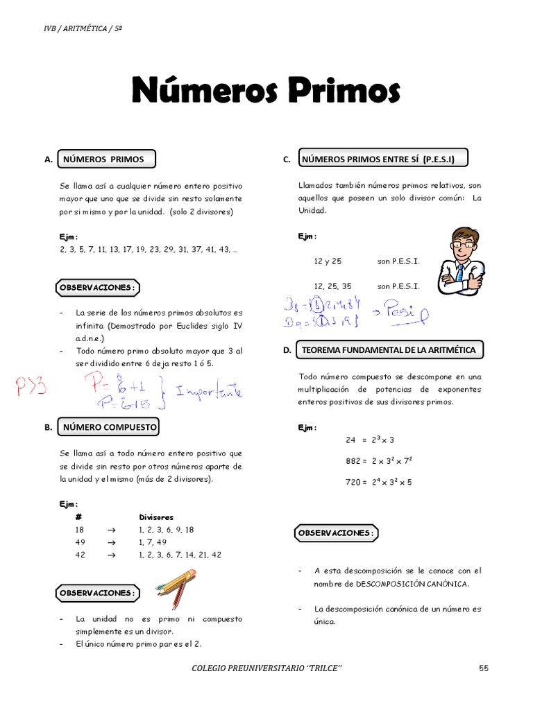 Números Primos PDF
