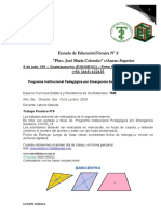 5to 2da TME. ESTATICA Y RESISTENCIA DE LOS MATERIALES - TRABAJO PRACTICO N°6 - BARICENTRO