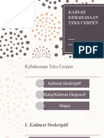 Kebahasaan Teks Cerpen