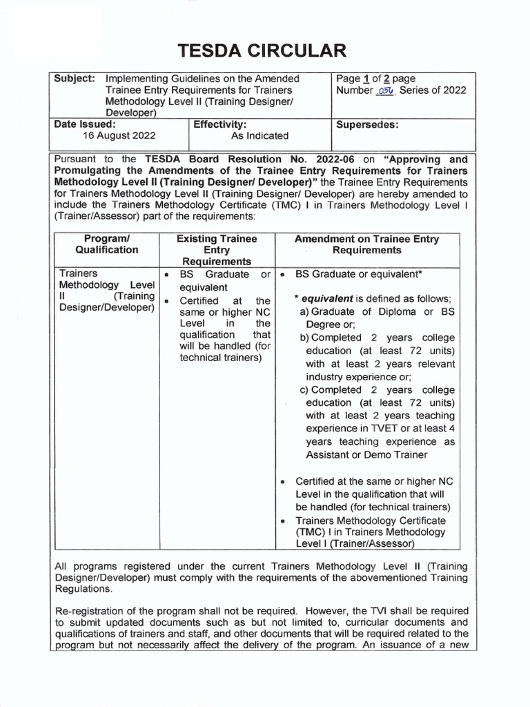 tesda-circular-no-056-2022-pdf-vocational-education