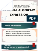 Lesson 2a-Illustrating Rational Algebraic Expressions